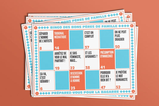 BINGO DES BONS PÈRES DE FAMILLE - BLEU
